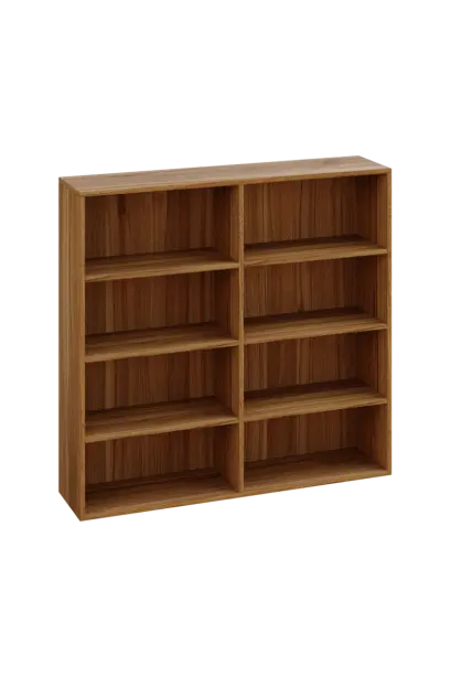 KNI 32 regál knihovnický, 1150X1200X300, ořech světlý